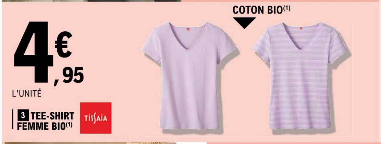 tee-shirt femme bio tissaïa