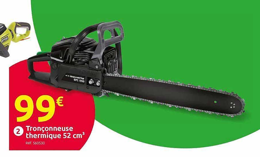 tronçonneuse thermique 52 cm3