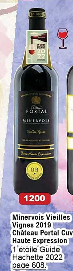 minervois vieilles vignes 2019 château portal cuvée haute expression