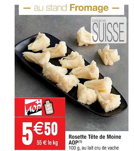 rosette tête de moine aop