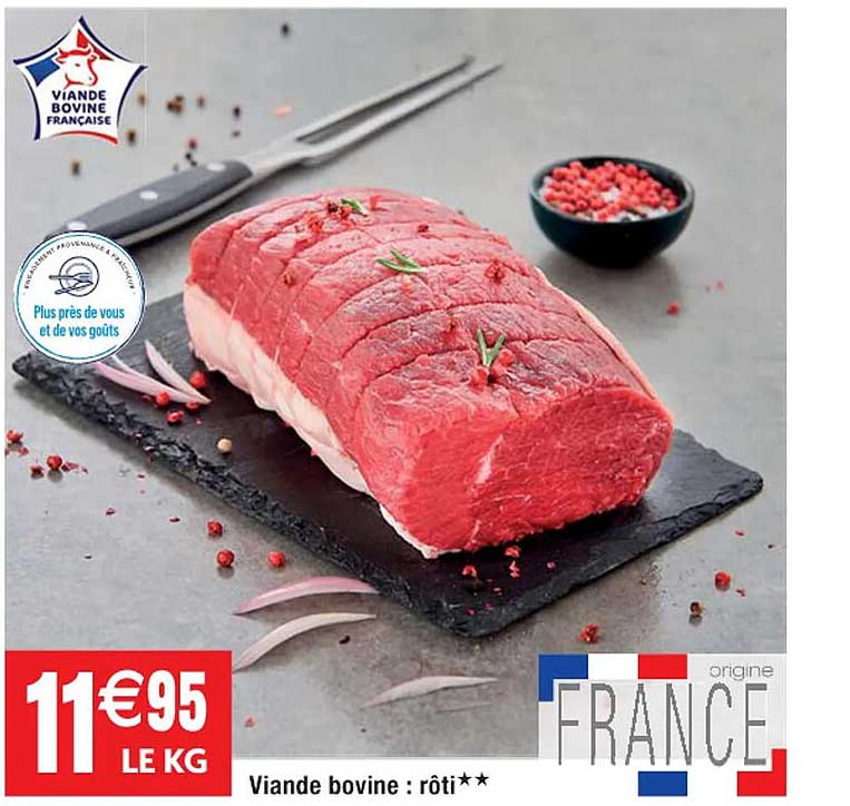 Viande Bovine : Rôti**