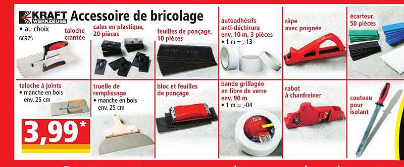 accessoire de bricolage kraft werkzeuge
