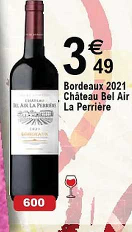 bordeaux 2021 château bel air la perrière