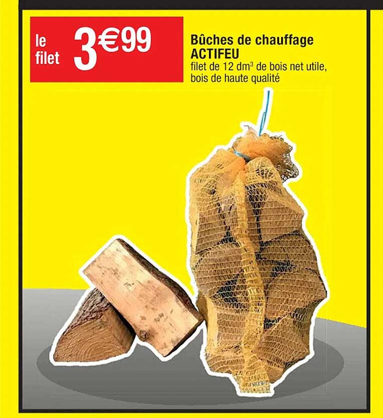 Bûches De Chauffage Actifeu