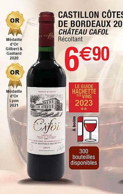Castillon Côtes De Bordeaux Château Cafol