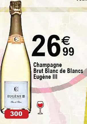 champagne brut blanc de blancs eugène III
