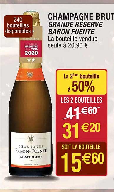 Champagne Brut Grande Réserve Baron Fuente