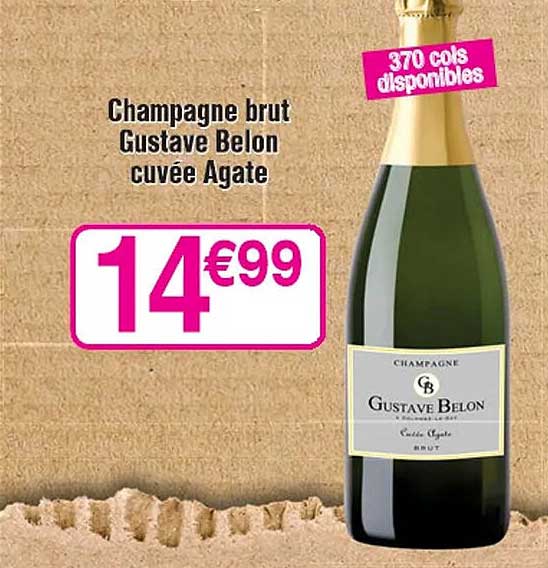 champagne brut gustave belon cuvée agate