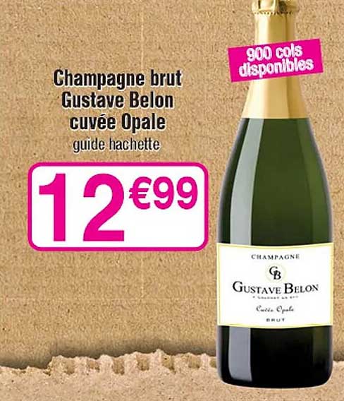 champagne brut gustave belon cuvée opale