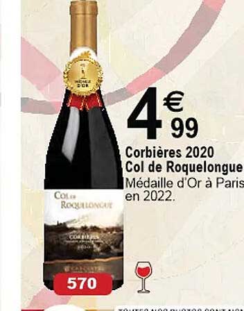 corbières 2020 col de roquelongue