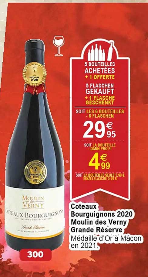 côteaux bourguignons 2020 moulin des verny grande réserve