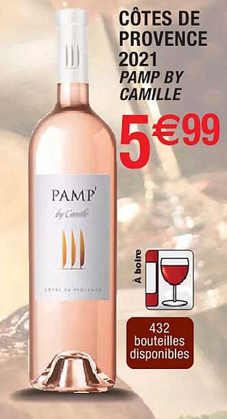 côtes de provence 2021 pamp by camille