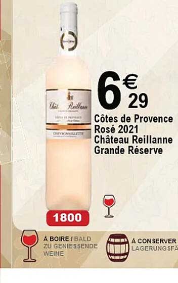 côtes de provence rosé 2021 château reillanne grande réserve