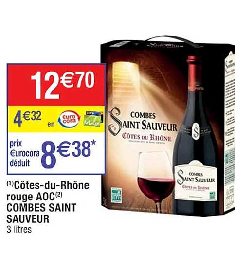 côtes-du-rhône rouge aoc combes saint sauveur