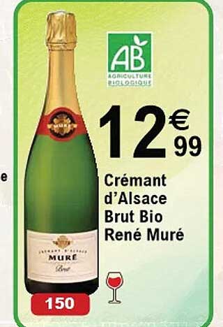 Crémant D'alsace Brut Bio René Muré