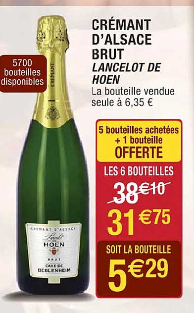 Crémant D'alsace Brut Lancelot De Hoen