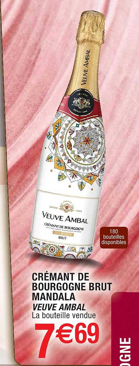 crémant de bourgogne brut mandala veuve ambal