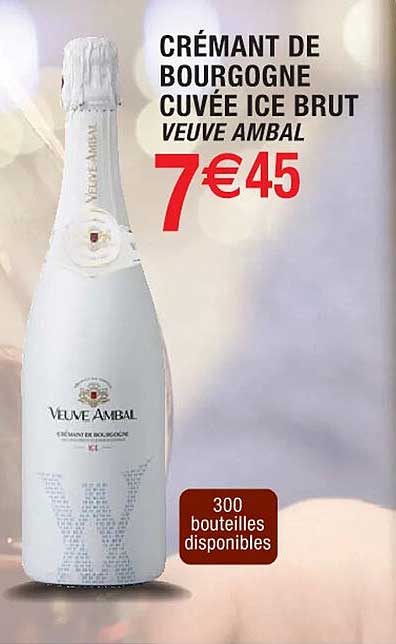 Crémant De Bourgogne Cuvée Ice Brut Veuve Ambal