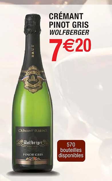 crémant pinot gris wolfberger