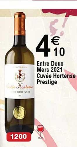 entre deux mers 2021 cuvée hortense prestige