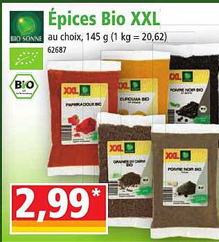 épices bio xxl bio sonne