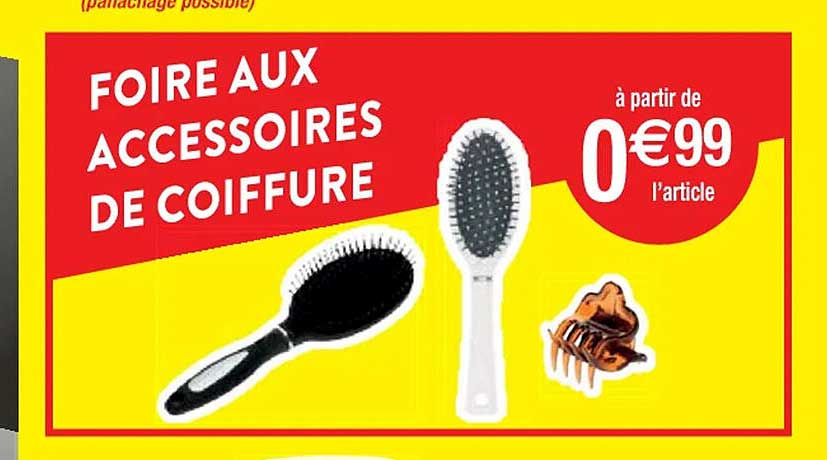 foire aux accessoires de coiffure