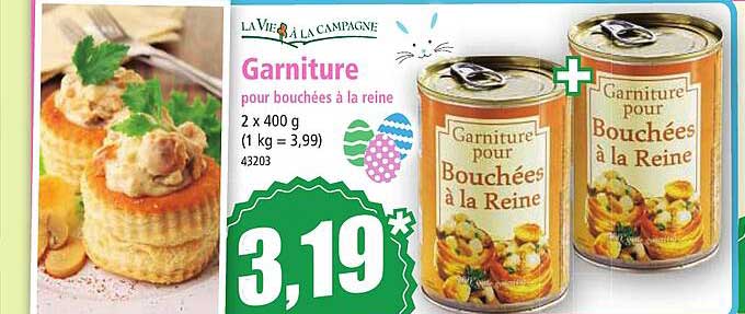 Garniture Pour Bouchées à La Reine La Vie à La Campagne