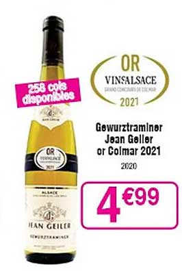gewurztraminer jean geiler or colmar 2021