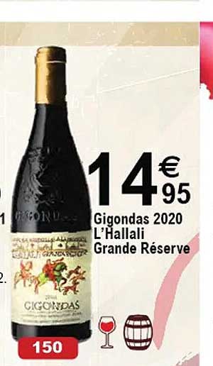Gigondas 2020 L'hallali Grande Réserve