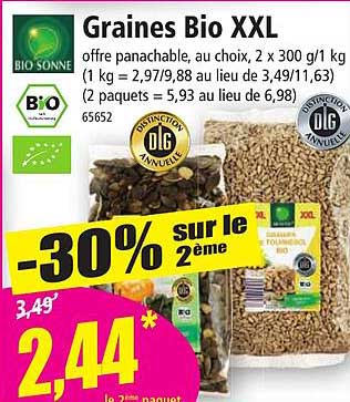 graines bio xxl bio sonne