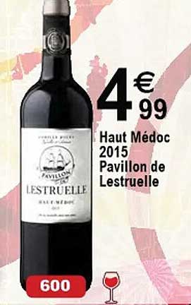 haut médoc 2015 pavillon de lestruelle