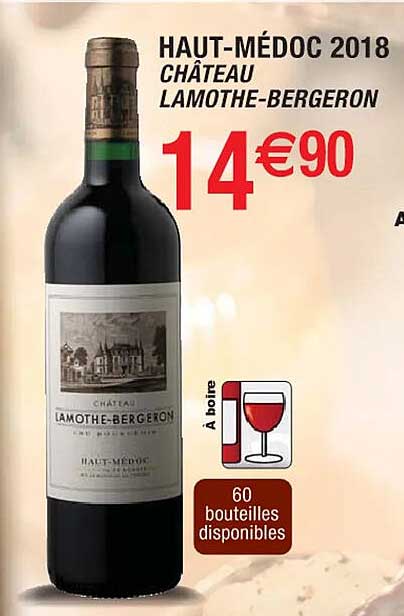 haut-médoc 2018 château lamothe-bergeron