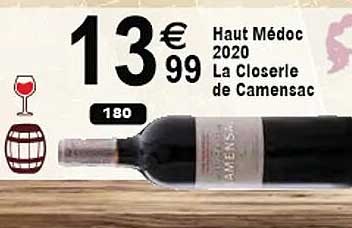 haut médoc 2020 la closerie de camensac