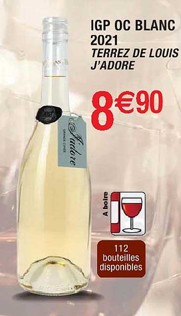 igp oc blanc 2021 terrez de louis j'adore