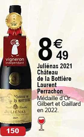 juliénas 2021 château de la bottière laurent perrachon