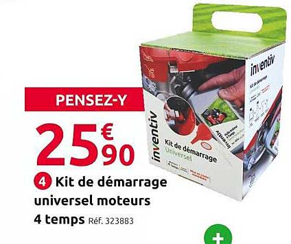 kit de démarrage universel moteurs 4 temps