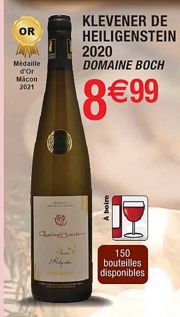 klevener de heiligenstein 2020 domaine boch