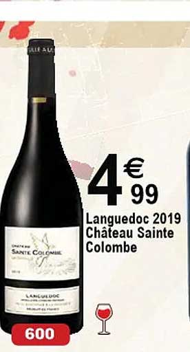 languedoc 2019 château sainte colombe