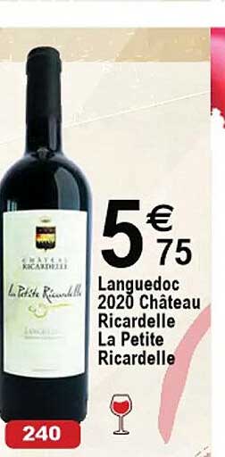 languedoc 2020 château ricardelle la petite ricardelle