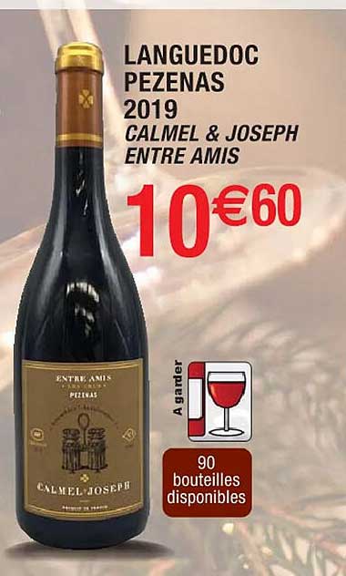 languedoc pezenas 2019 calmel & joseph entre amis