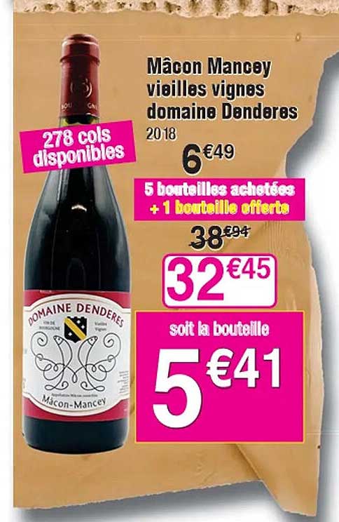 mâoon manoey vieilles vignes domaine denderes
