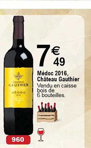 Médoc 2016, Château Gauthier