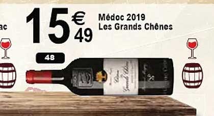 médoc 2019 les grands chênes