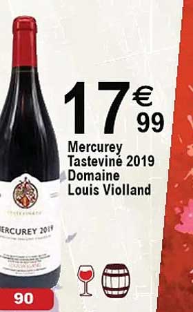 mercurey tasteviné 2019 domaine louis violland