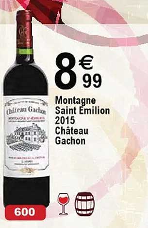 montagne saint émilion 2015 château gachon