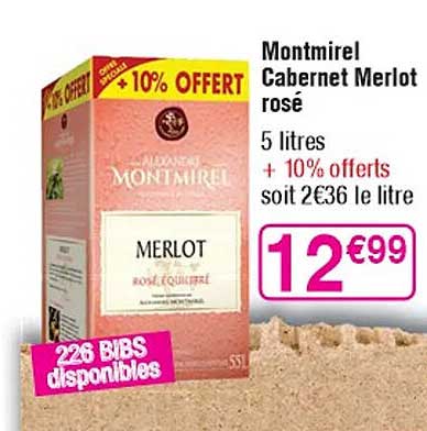 montmirel cabernet merlot rosé