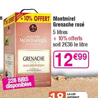 montmirel grenache rosé