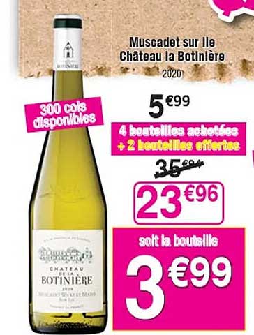 Muscadet Sur île Château La Botinlère
