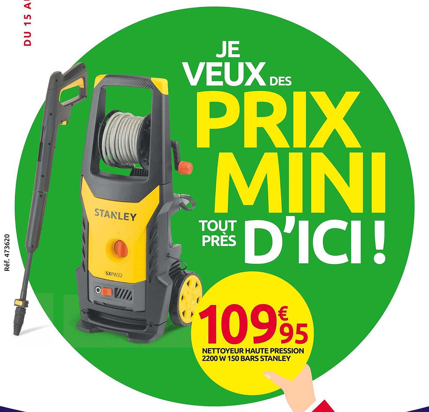 nettoyeur haute pression 2200 w 150 bars stanley