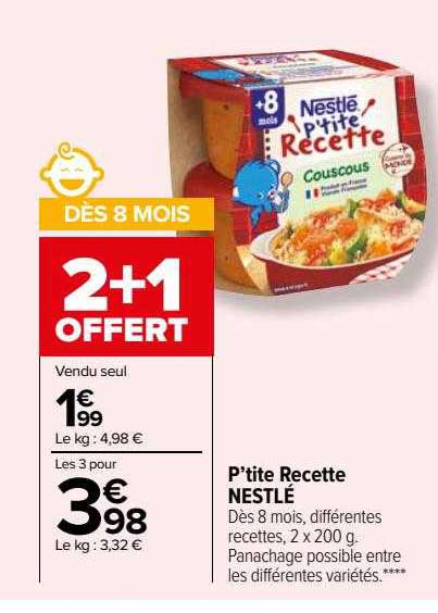 p'tite recette nestlé